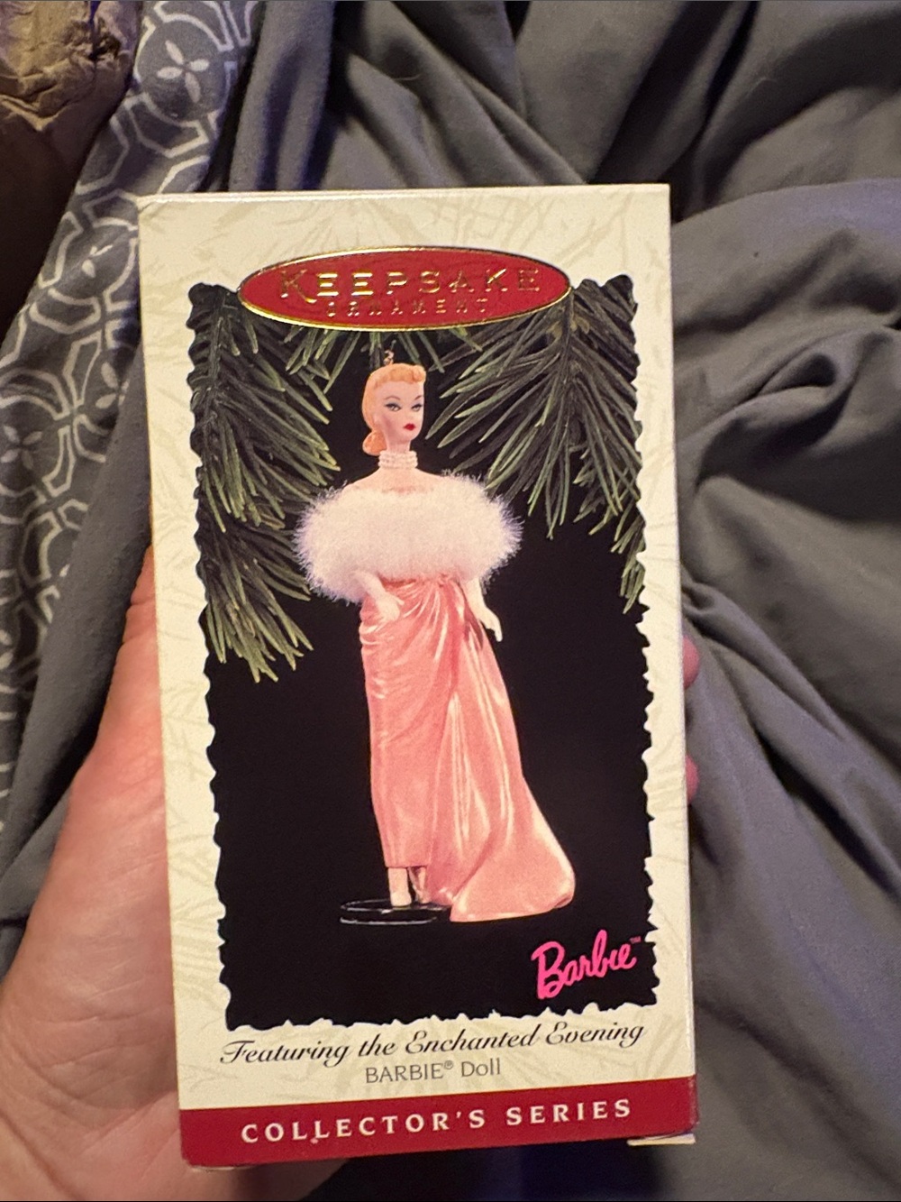 Barbie Pink and Red Keepsake Ornament Box